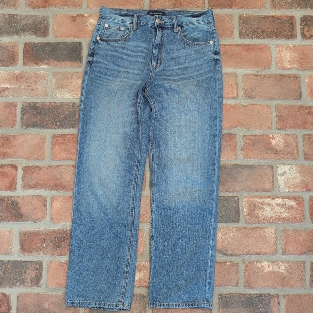 Aeropostale Blue Flare Wide Leg Jeans